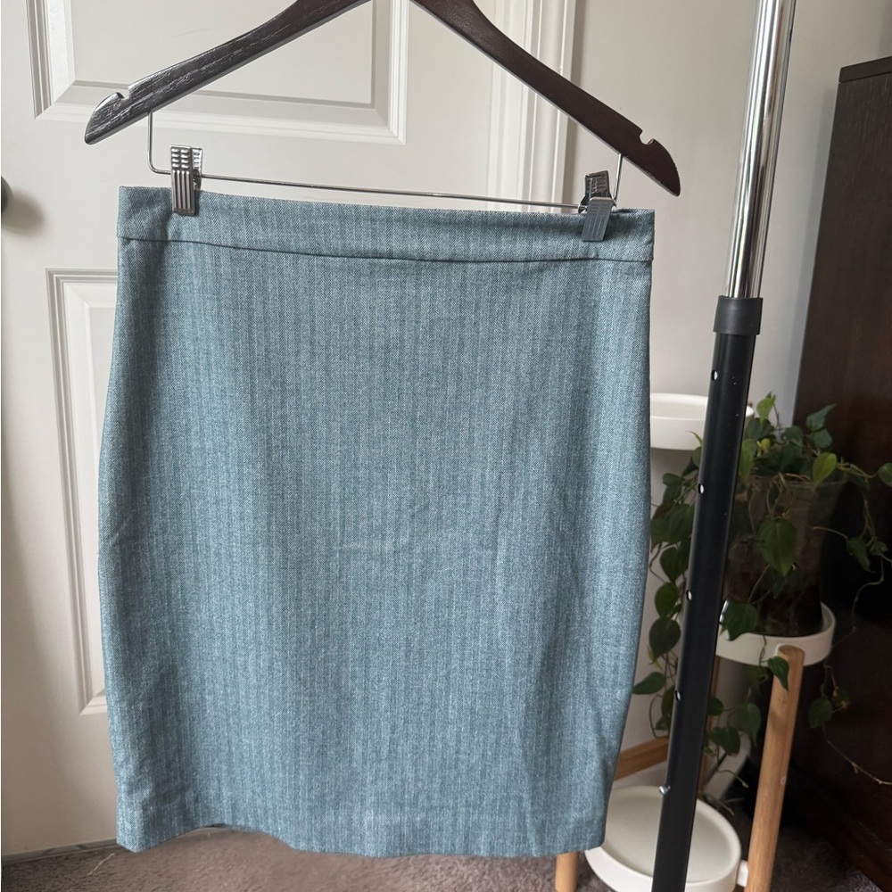 Banana republic blue skirt
